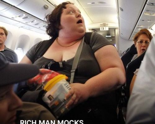 Rich Man Mocks Poor Heavy Woman on the Plane until He Hears Captain’s Voice Speaking to Her — Story of the Day