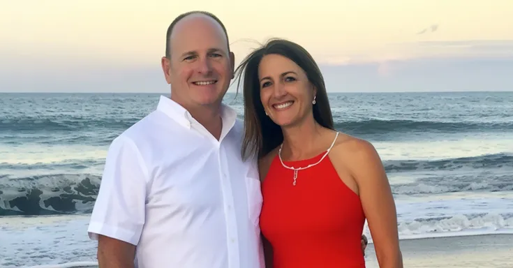 While on the Beach with My Husband, a Woman Ran Up, Knelt, and Said His Name